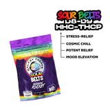 SOUR BELTS - Rainbow Rocket D8 D9 HHC THCP Extra Strength