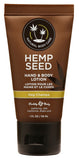 Hemp Seed Hand and Body Lotion - Travel Size