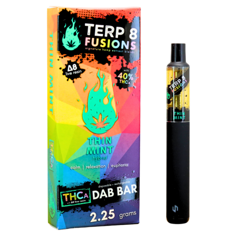 2.25-Gram Thin Mint THCA + D8 Live Resin Disposable Dab Bar